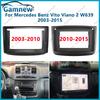 10 Inch Car Frame Fascia Canbus Box Adapter Android Radio Dash Fitting Panel Kit For Mercedes Benz Vito Viano 2 W639 2003-2015