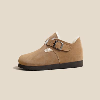 Женская обувь на плоской подошве, повседневные женские кроссовки с круглым носком, лоферы без шнуровки, меховое платье, зимние женские зимние ботинки без шнуровки в стиле ретро