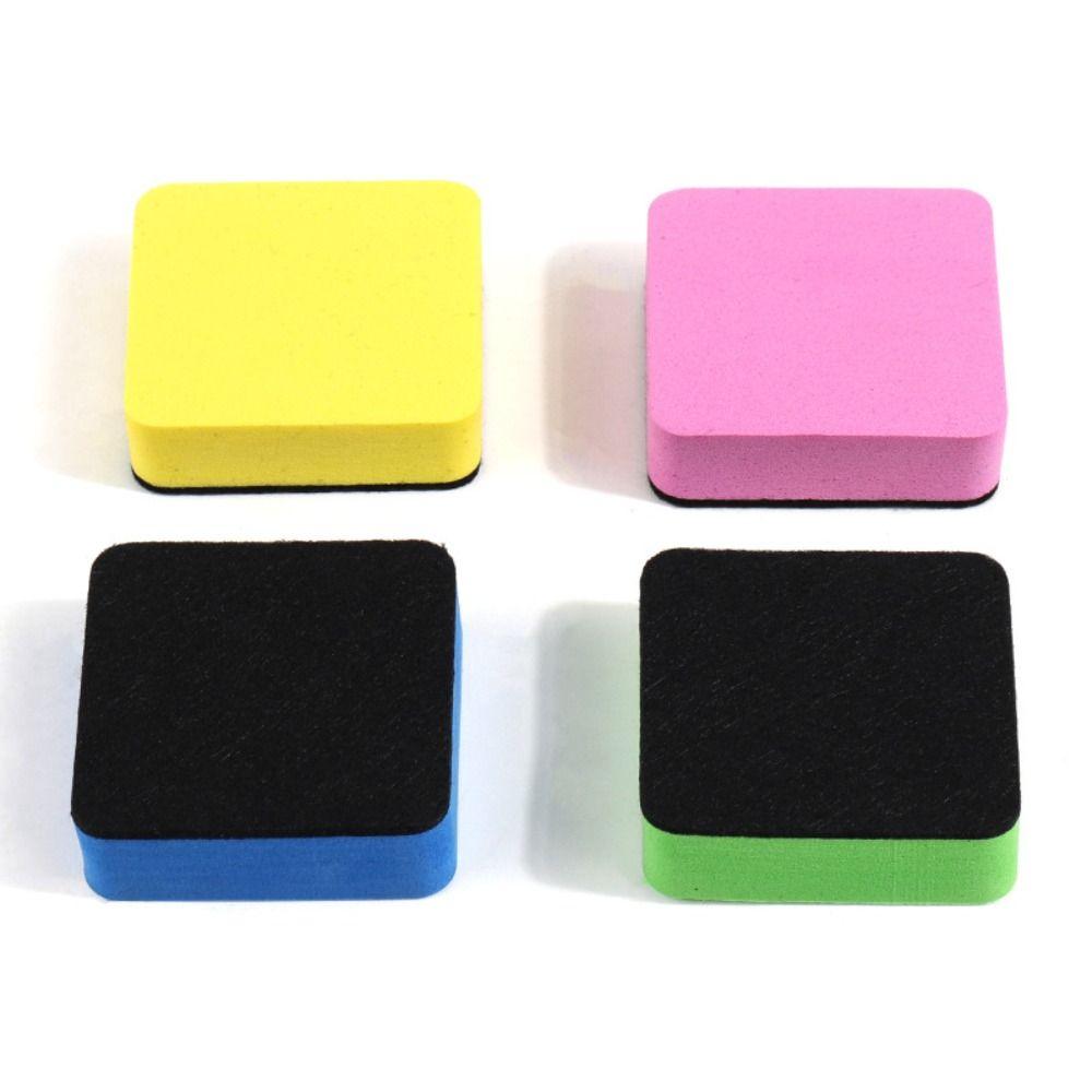 Magnetic Whiteboard Dry Eraser Multi-color Marker Cleaner Cartoon Whiteboard Eraser  School Office