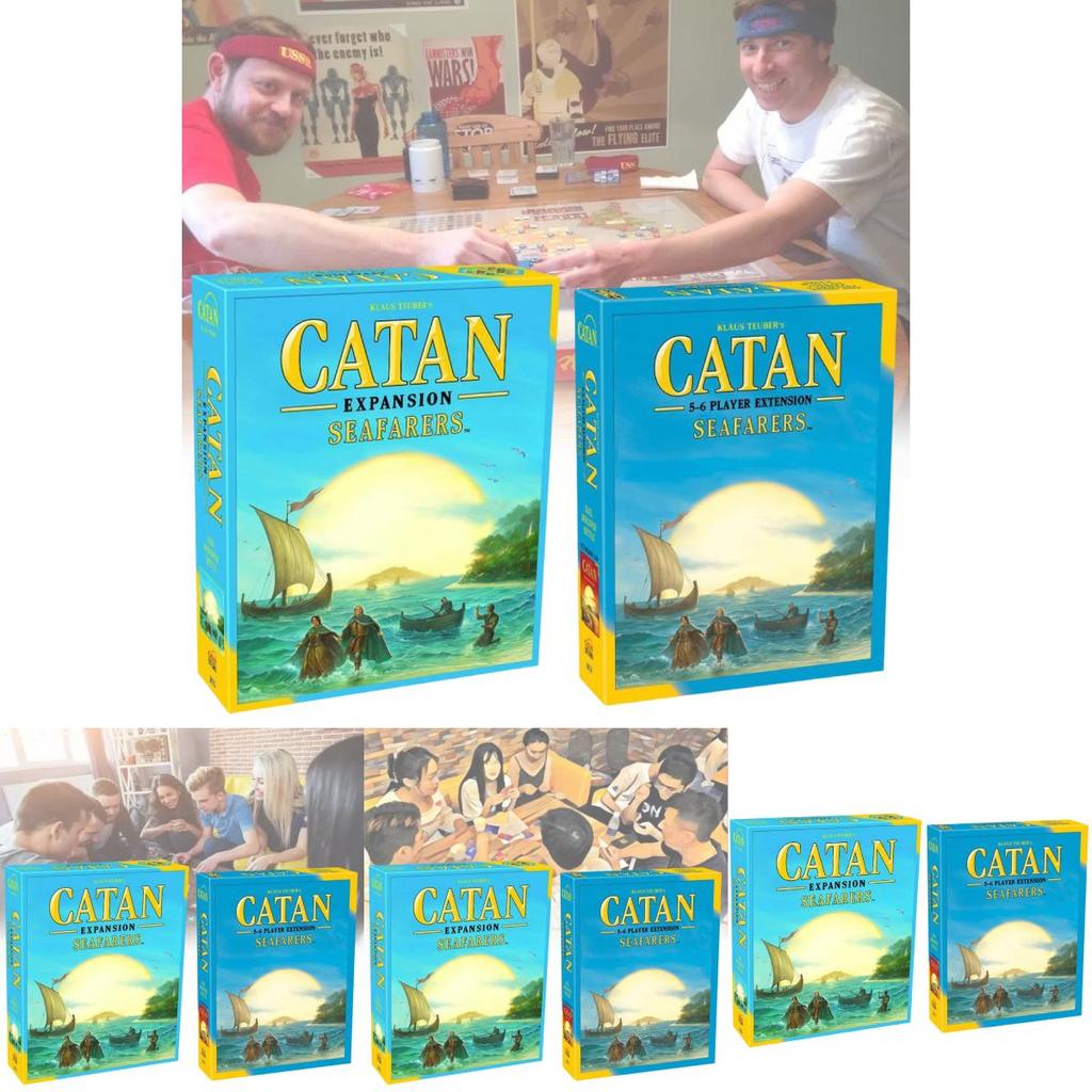 Захватывающее английское издание настольной игры Catan Island 5-е издание дополнение для 5-6 игроков карточки для вечеринок