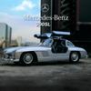 WELLY 1/24 Mercedes-Benz 300SL Сплавная машина Литые и игрушечные транспортные средства Модель автомобиля Миниатюрная масштабная модель автомобиля Игрушка для детей