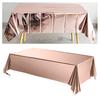 Disposable Rectangle Party Table Cloth Waterproof Table Cover Solid Color Tear-Resistant Easy To Clean Dining Table Protector Cover