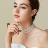 French Vintage Imitation Pearl Sweater Chain Clavicle Chain Women Choker Korean Style Long Necklace