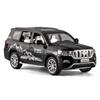 Литая под давлением модель автомобиля Prado в масштабе 1/32, игрушечный автомобиль с откатным механизмом со звуком и светом для детей, коллекция подарков для мальчиков и девочек