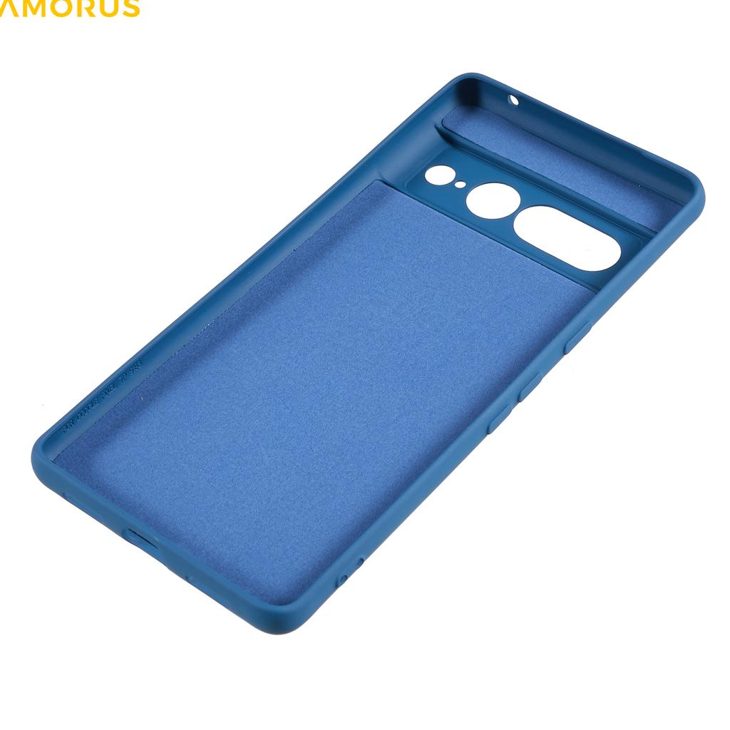 For Google Pixel 7 Pro 5G Case Precise Cutouts TPU Fiber Lining Shockproof Phone Cover