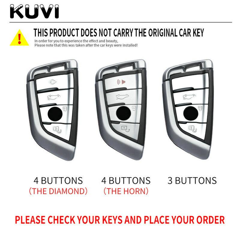 Plating Tpu Car Key Case Shell Cover Fob For Bmw X1 X3 X4 X5 F15 X6 F16 G20 G30 1 3 5 7 Series G11 G32 F11 F39 F48 G01 G02 G07