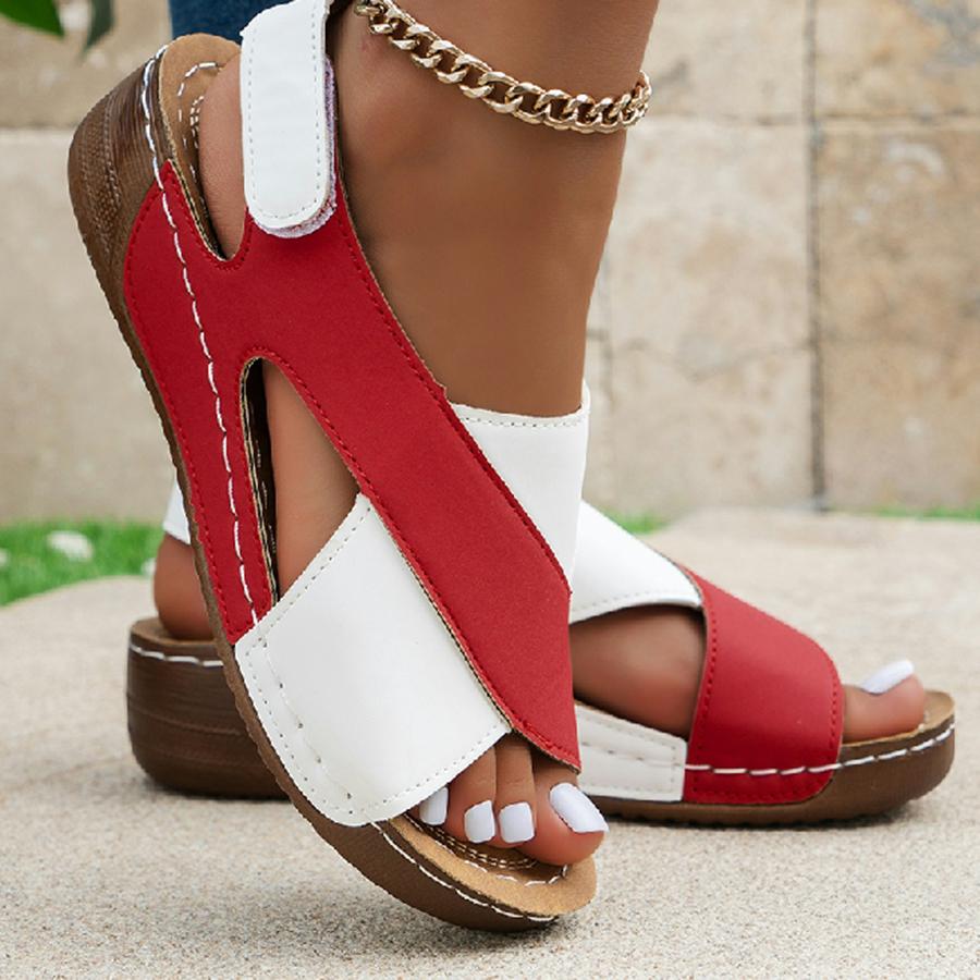 Женские сандалии, летняя обувь, пляжная женская обувь, нескользящая обувь для женщин, женская обувь на танкетке, сандалии больших размеров, женская обувь