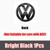 W129For Volkswagen VW Golf 4 MK4 Golf 5 MK5 Car Front Radiator Grille Logo Decoration Cover Rear Trunk Lid Badge Sticker Accessories
