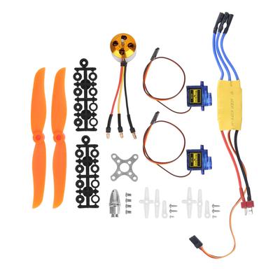 A2212 2200KV Бесщеточный двигатель 30A ESC SG90 9G Micro Servo 6035 Пропеллер для радиоуправляемого самолета(2200КВ Двигатель