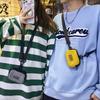 Japanese Style Couple Crossbody Bag Lanyard Small Item Bag Portable Mini Storage Bag  Unisex