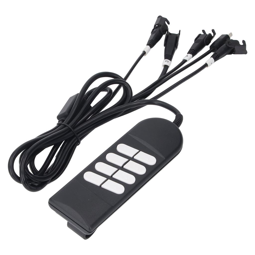 Lift Chair Power Recliner Hand Control Replacement 8 Buttons 5 Pin 4 Motor Electric Recliner