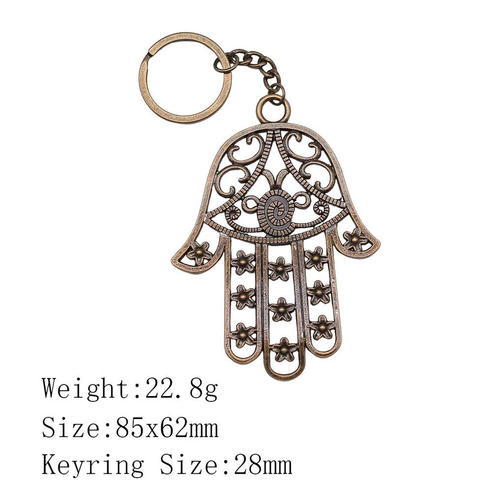 Брелок для ключей в виде сумки «Обратно в школу» с изображением руки Хамсы и глаза Гора, украшения для дома, крутой брелок