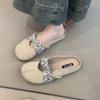 French Internet Celebrity Baotou Half Slippers Women's 2025 Spring and Summer New Casual Muller Cool Slippers Outside Lazy Pedal