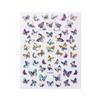 Наклейка для дизайна ногтей Сильная липкость Легко наносится Красочная Нежная Красота Бабочка Маникюр Гаджеты Принадлежности