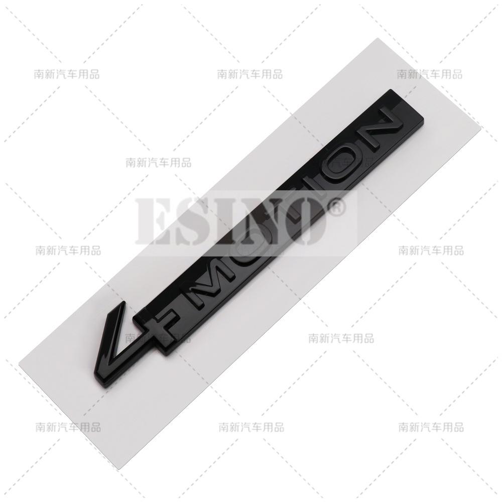 AABIP1 Car Styling 4Motion 3D Rear Trunk Fender ABS Chrome Zinc Alloy Emblem Badge Decal for Volkswagen Tiguan Touareg Tayron