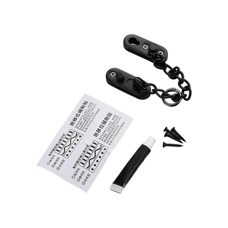 Thickened Steel Apartment Door Chain Quick Installation Burglar Proof Lockset