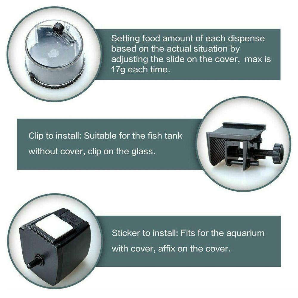 Автоматическая цифровая кормушка для рыбы, праздничный таймер, автоматический дозатор для кормления домашних животных