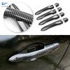 Carbon Texture Car Exterior Door Handle Cover Trim Accessories For Renault MEGANE 3 2008 2009 2010 2011 2012 2013 2014 2015
