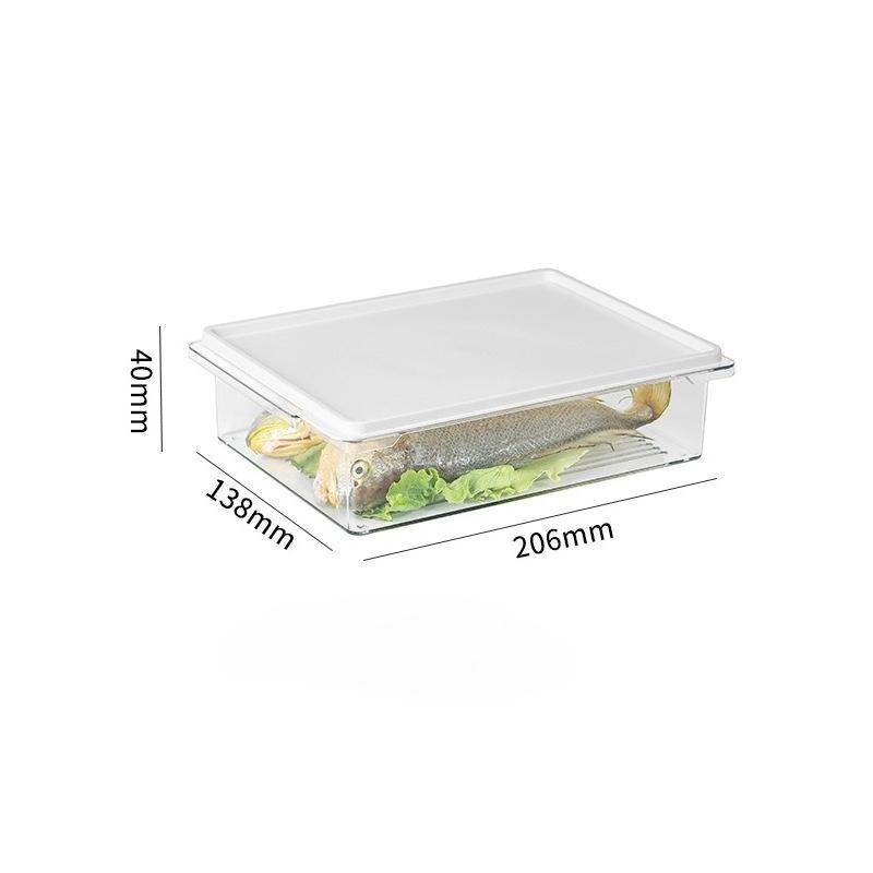 Transparent Refrigerator Storage Box, Vegetable Preparation, Frozen Meat Packing Box, Food Grade Fruit and Vegetable Preservation, Frozen Sealed Box