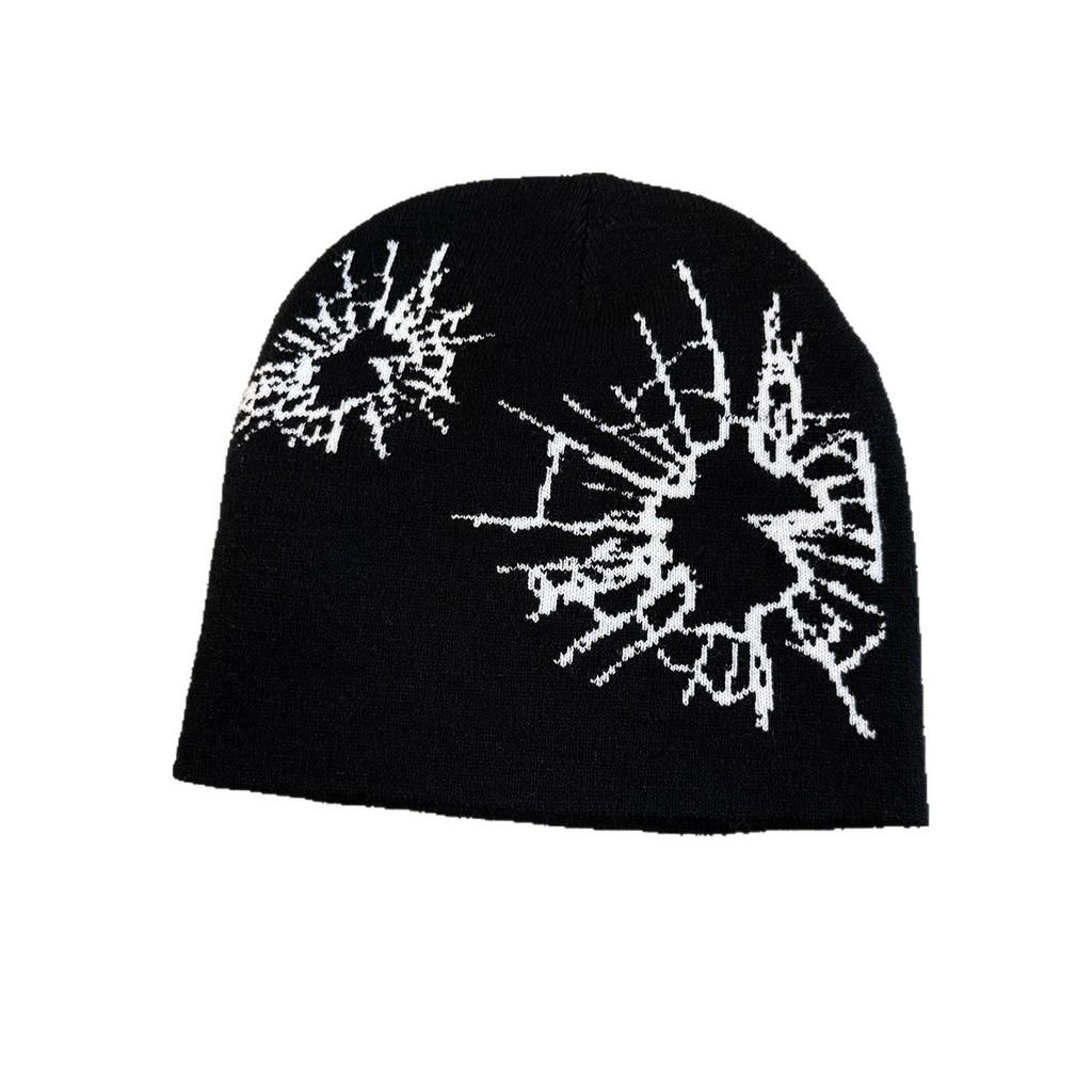 Beanie Knit Fashion With Print Design For Daily Outdoor Cold Use Climate