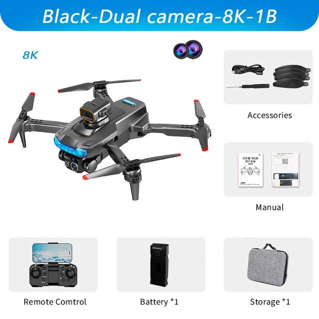 P15 Оптическая фиксация высоты потока Квадрокоптер HD 4k 8k БПЛА сверхдальнего действия для предотвращения препятствий Радиоуправляемый самолет