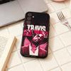 Чехол для телефона Singer T-Travis Scott для Samsung Galaxy A73, A72, A71, A70, A53, A52, A51, Другие Мягкий черный корпус