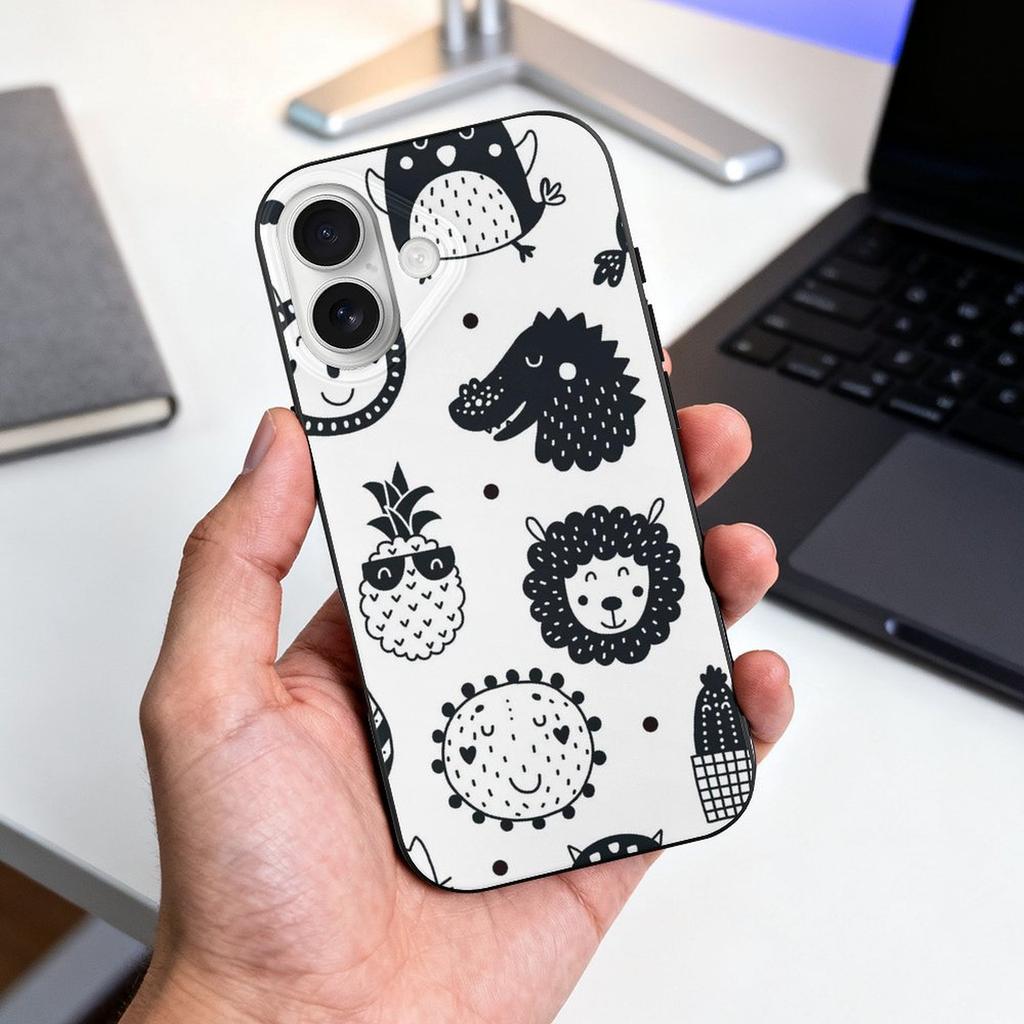 1 шт. ТПУ чехол для телефона для iPhone 17/17Air/17Pro/17ProMax с тонким профилем, противоскользящими бортиками, приподнятыми краями вокруг камеры, отзывчивыми кнопками