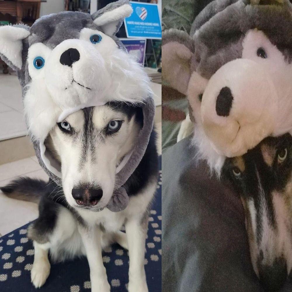 Панда Хаски Детская Плюшевая Шапка-Зверюшка Желтый Утенок Оригинальная Вечеринка Шапка Уютная Смешная Шапка Косплей