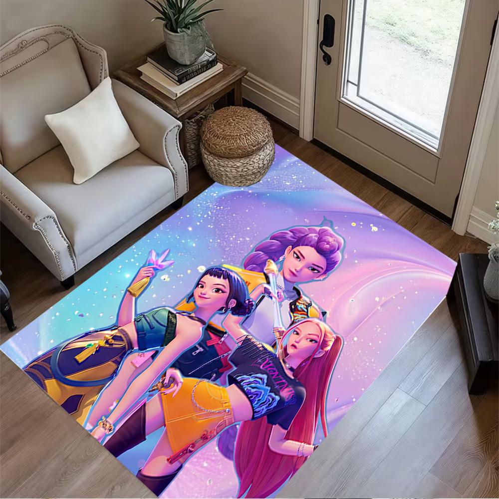 Ethereal Sword Dance Floor Rug Office Rug Perfect for Hallway Balcony Dining Room Dormitory Anti-slip Rug Anime Office Decor Wedding Party Gift