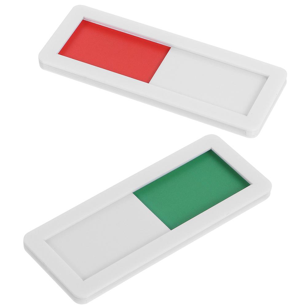 2Pcs Vacant Occupied Slide Door Signage Office Privacy Bath Room Marker Plaque Do Not Disturb Indicator Sign Vacant Slide Door
