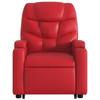Recliner with Rising Function Red PU Leather