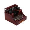 2X Haus Retro Vintage Schreib Maschine Spiel Uhr für Haus Zimmer Büro Mechanische Dekoration Kinder Retro Spiel Uhr