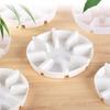 Flower Pot Tray Good Drainage Moisturizing Effect Lightweight Design Drainage Plant Tray Hollow Design Plant Saucer