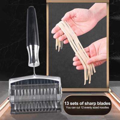 1 шт. Ручной роликовый резак для лапши и чеснока из нержавеющей стали, резак для теста, резак для теста, кухонные инструменты