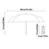 Wind Resistant Ultraviolet Protection Umbrella 5 Folding Folding Mini Sun Umbrella  Pocket Carry