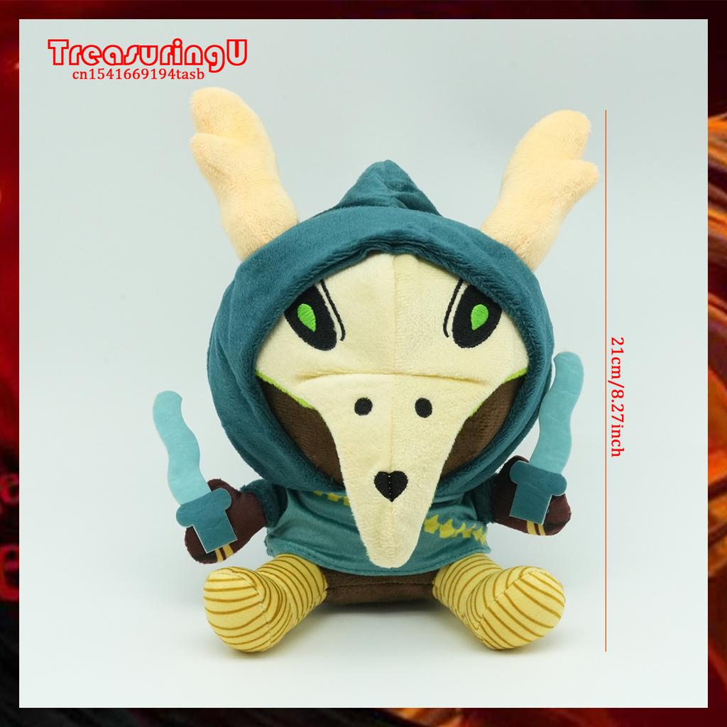 TreasuringU Slay The Spire Plush Toys Funny Silent Hunters Stuffed Doll Soft Game Character Plushies Home Decor Birthday Gifts
