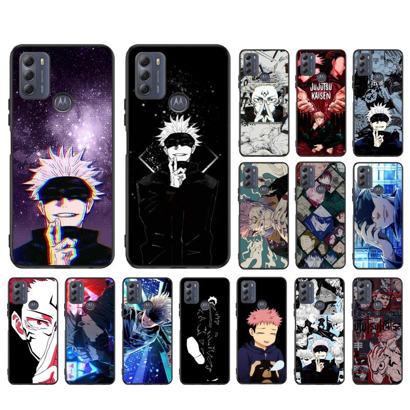 Чехол Jujutsu Kaisen Satoru Gojo для Motorola Moto E32 E20 E40 G22 G52 G20 G30 G100 G60 G50 G10 GPure GStylus G9 One Action Macro