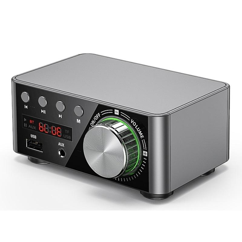 B03B-50W + 50W 100W Bluetooth 5.0 Усилитель Цифровой Аудио Усилитель Мощности Класс D USB AUX TF Домашний Кинотеатр Hifi Стерео