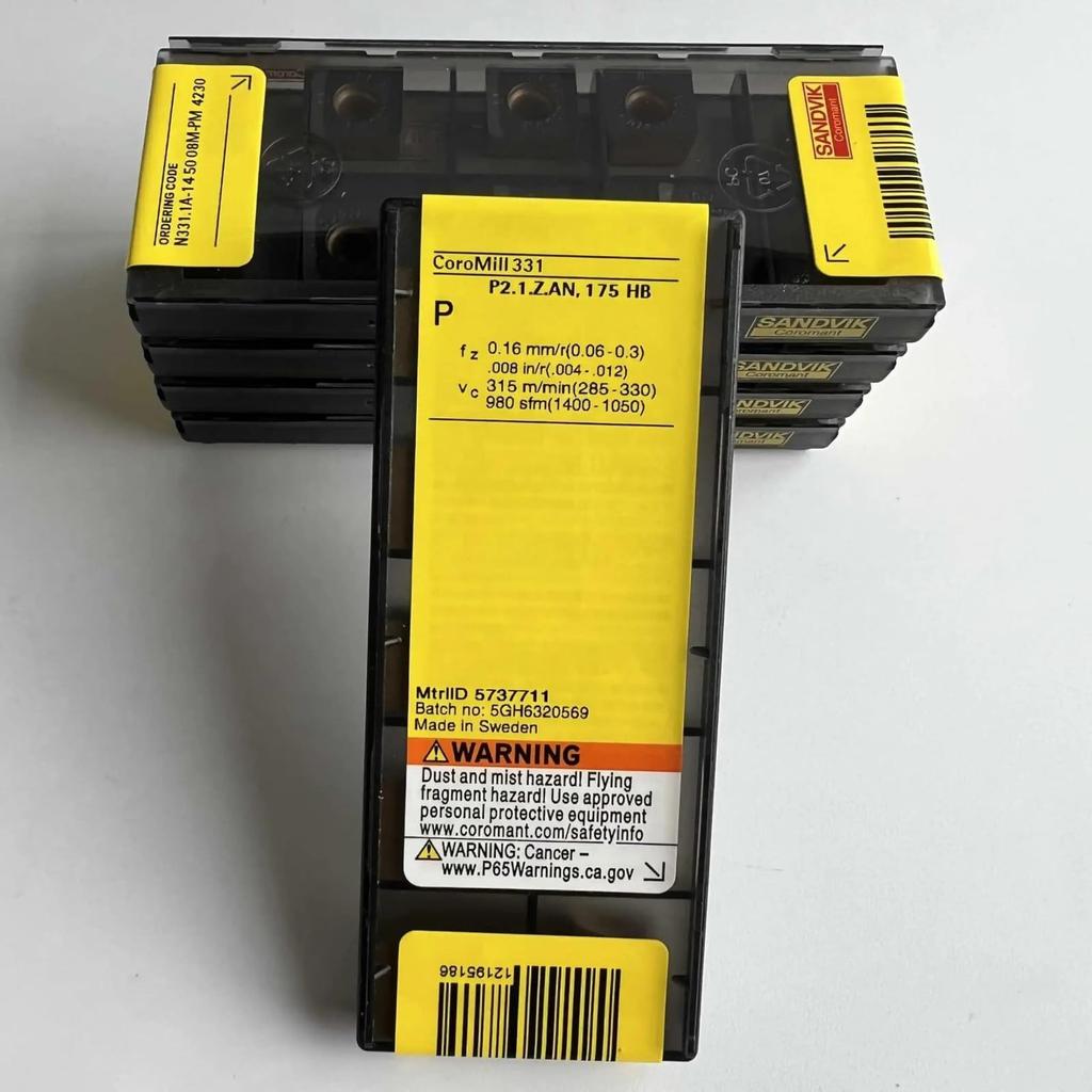 Original Sandvik / N331.1A-115008M-PM 4230 /Carbide CNC Blade 10 PCS