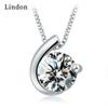 Женское ожерелье Lindon, кулон из медного сплава, циркон, модный подарок
