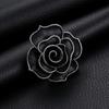 Korean Temperament Small Fragrant Brooch Female Retro Design Sense Camellia Brooch Atmosphere Luxury Pin Clothing Accessories