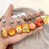 Toast Food Series Pendant Car Keychains Burger Keychain Funny Simulation Food Keychain  Couple