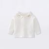 Nordic Children's Lapel T-shirt: Pure Cotton Long-sleeved Baby Top