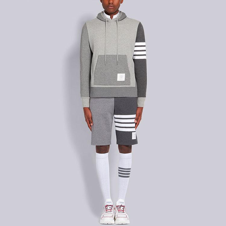 THOM BROWNE Logo Detailed Drawstring Hoodie MJT074F-00535-982