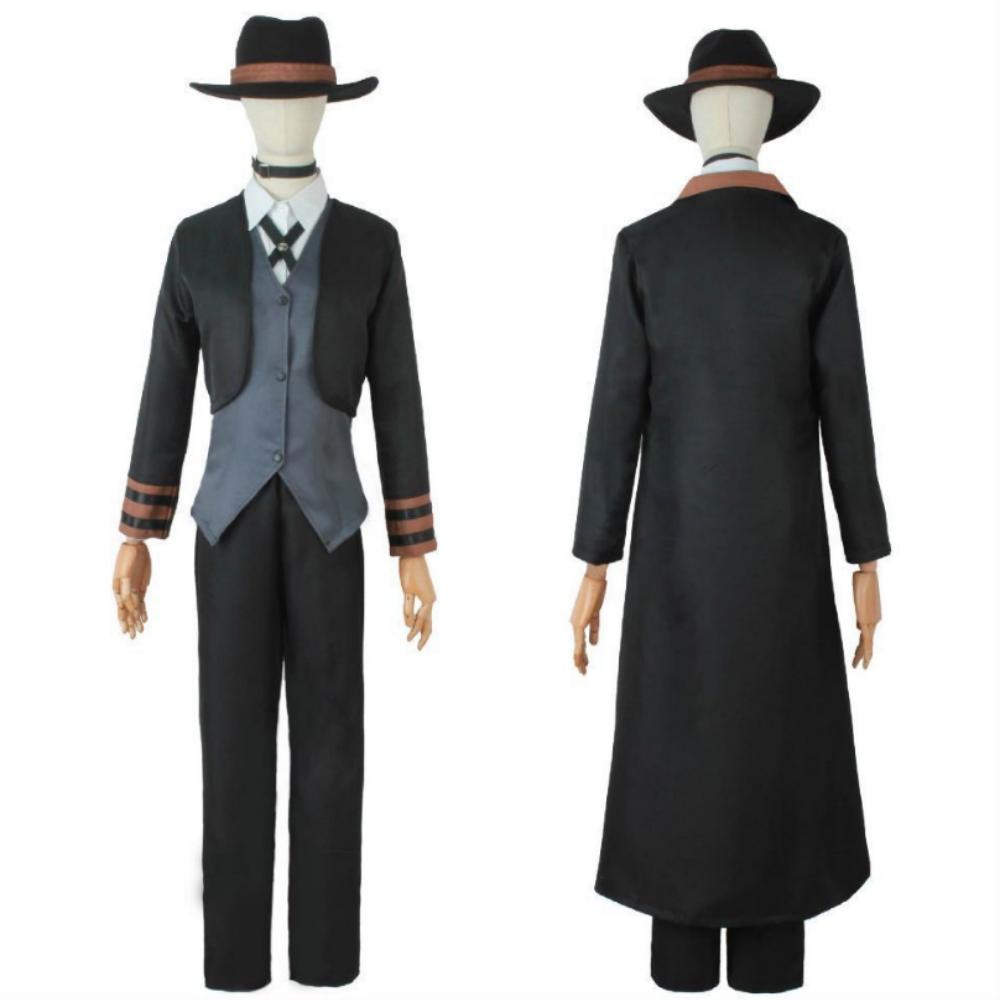 Бунго Бродячие Собаки Сезон 4 Накахара Чууя Косплей Костюм Плащ Аниме Одежда Бунгу