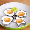 Stainless Steel Fried Egg Mold 4 Style Nonstick Egg Ring Breakfast Baking Omelette Rings DIY Fried Egg Ring Kitchen Accessories