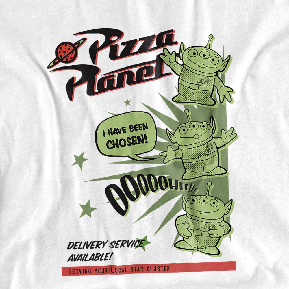Toy Story Mens Pizza Planet Alien T-Shirt