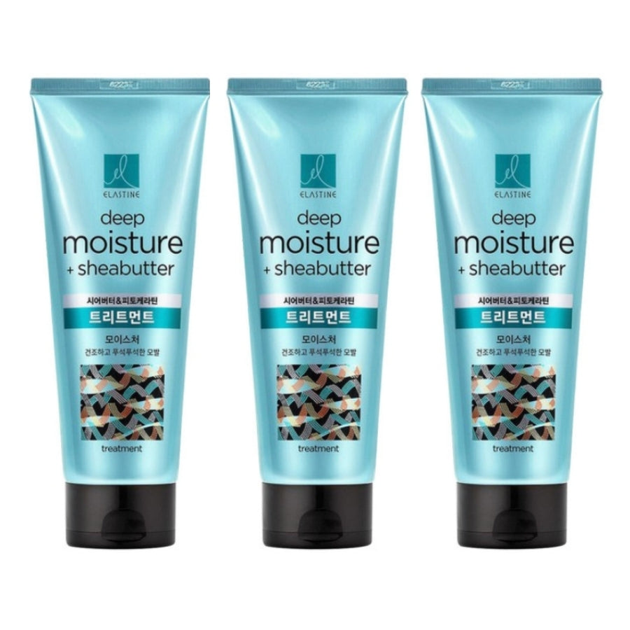 Средство для ухода за волосами с маслом ши и фитокератином Elastine Deep Moisture, 300 мл*1 шт./2 шт./3 шт.