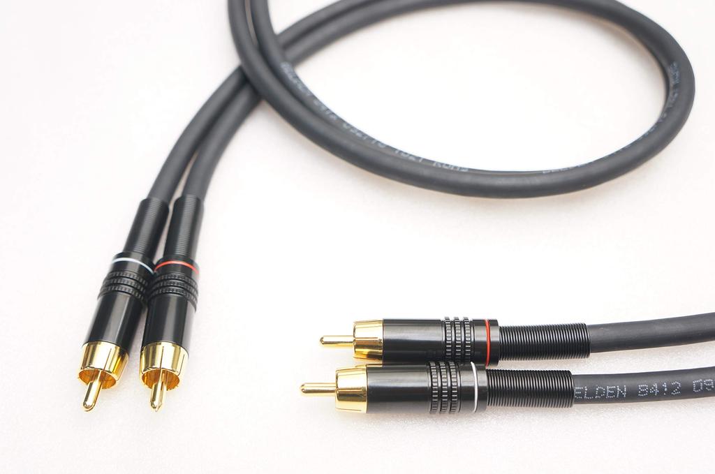 BELDEN 8412 RCA Красный и Белый Линейный Кабель 2 Пары (1m)