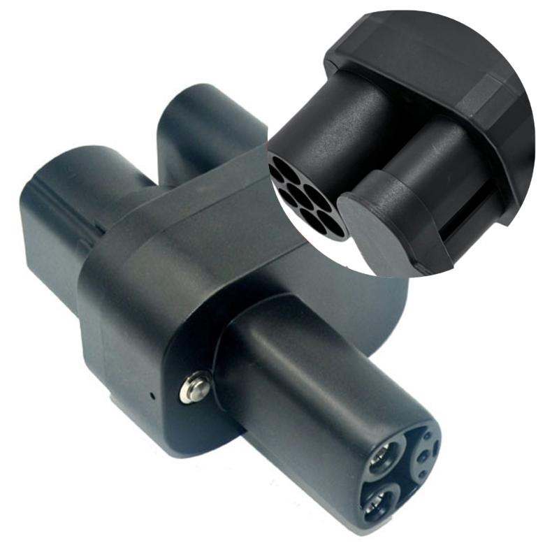 Универсальный зарядный переходник CCS2 1000В 250А Высокомощный автомобильный зарядный адаптер для электромобилей Портативный